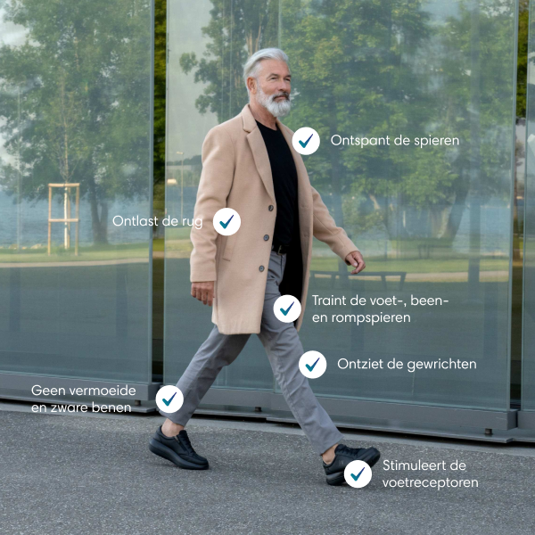 Pijnvrij lopen met speciale schoenen