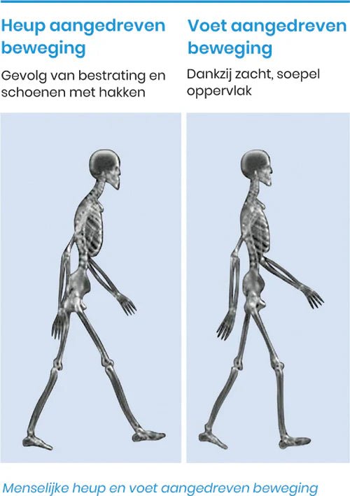 De natuurlijke juiste tred