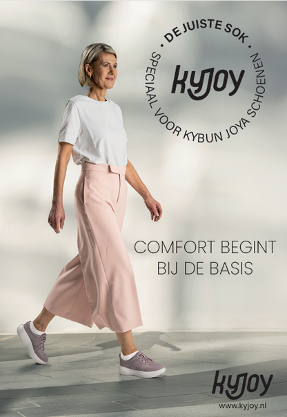 KyJoy - de juiste Sokken 1 paar Zwart  - laag
