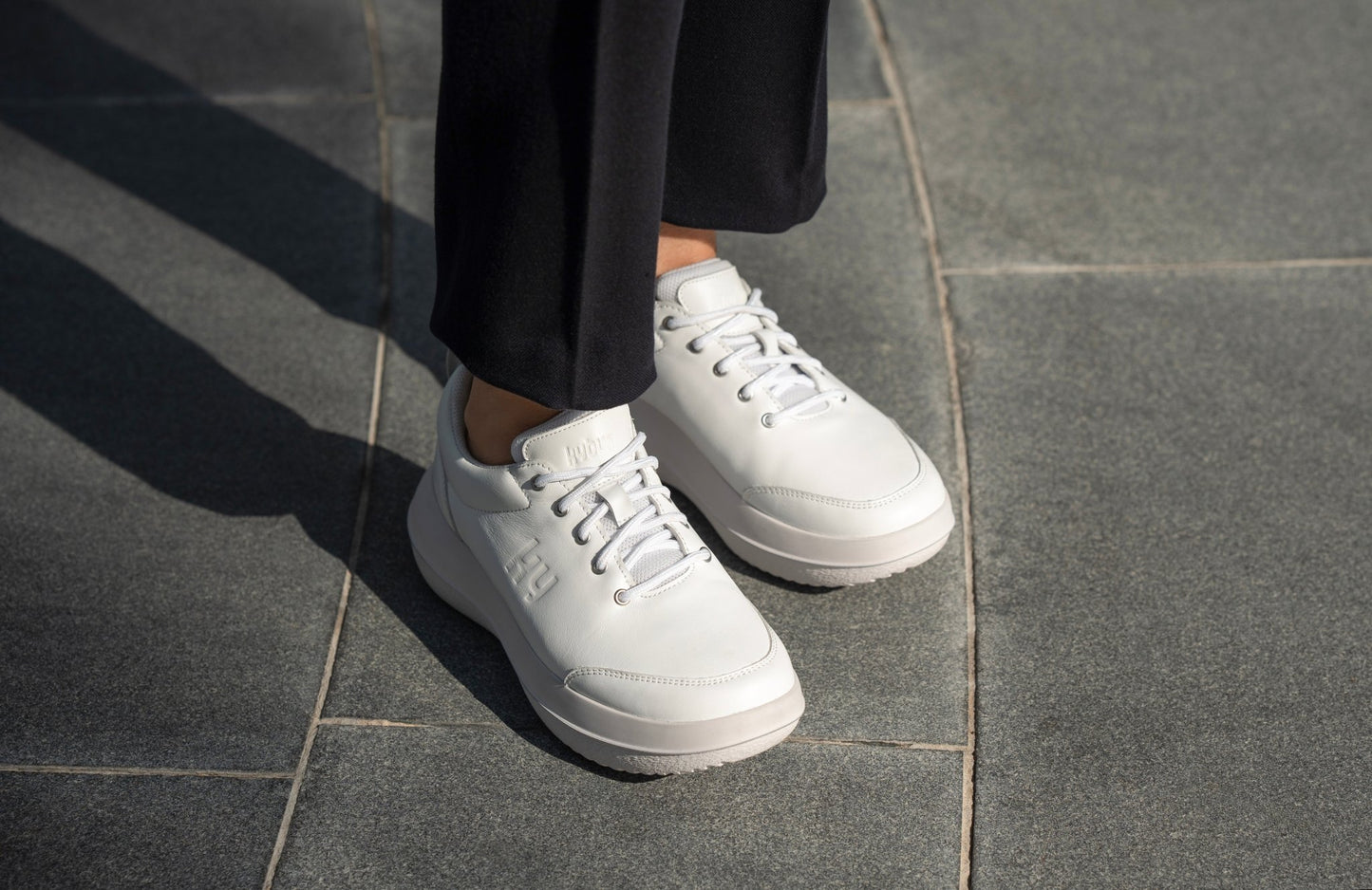 kybun schoen Bauma Wit Leder (CL White) Women - NIEUW - Stapvitaal