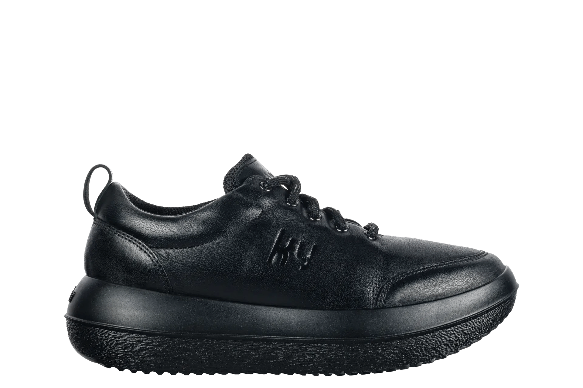 kybun schoen Bauma Zwart Leder (CL Black) - NIEUW - Stapvitaal