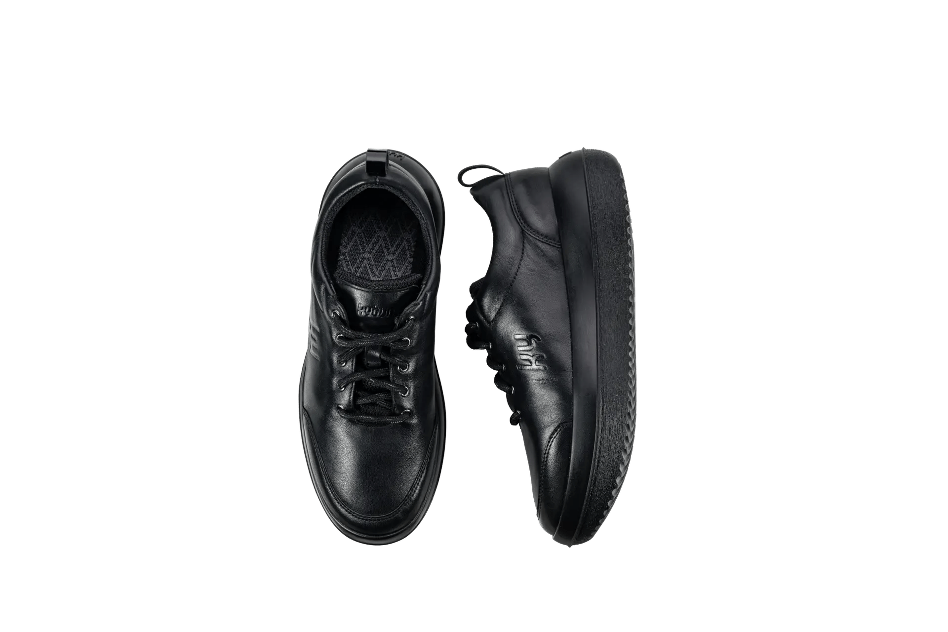 kybun schoen Bauma Zwart Leder (CL Black) - NIEUW - Stapvitaal