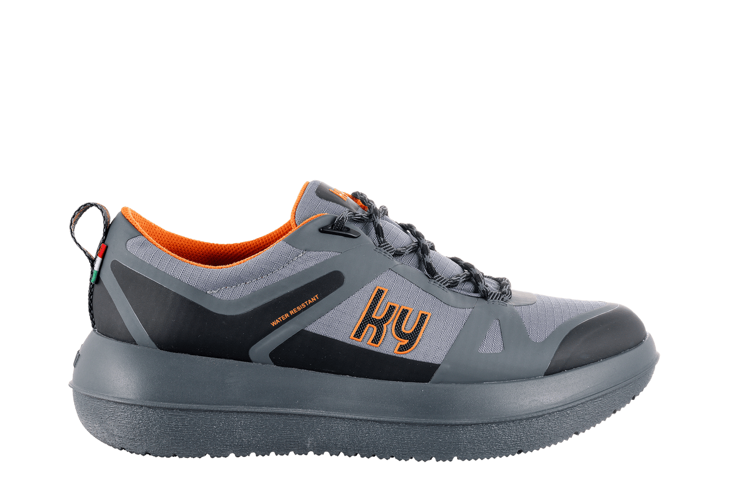 kybun schoen Flims Dark Grey Men - Stapvitaal