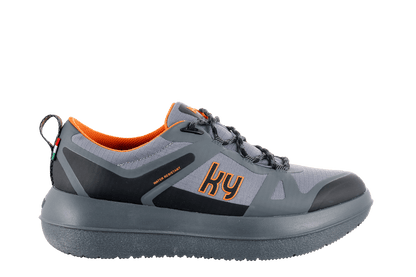 kybun schoen Flims Dark Grey Men - Stapvitaal