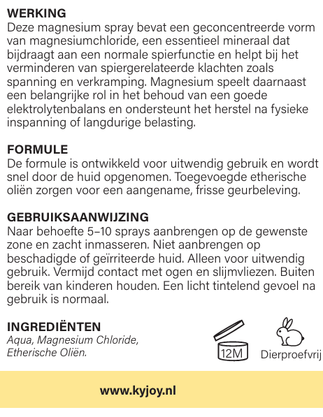 KyJoy 5 - Magnesium - Stapvitaal