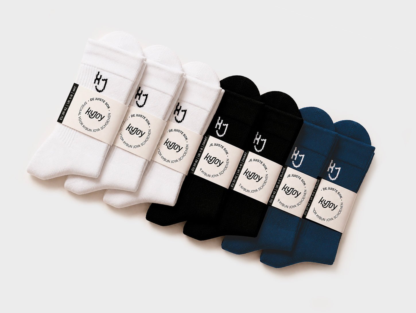 KyJoy - de juiste Sokken 7 paar mix kleuren - Stapvitaal